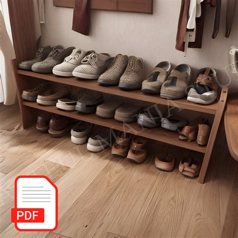 Shoe rack plan | CRAFTSMANSPACE - balustradellc