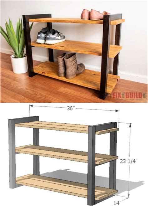Shoe Rack Plans | MyOutdoorPlans - balustradellc