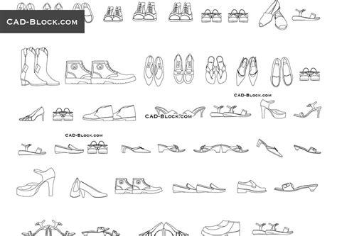 Shoes cad block free download - balustradellc
