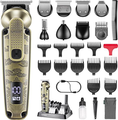 Shop Hair Trimmer Razor Set 8 in 1 Waterproof Beard Trimmer Men ... - balustradellc