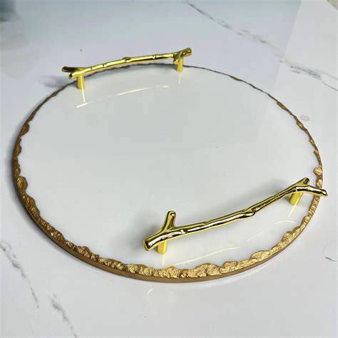 Shop Stylish Marble Trays for Home Kitchen and … - balustradellc