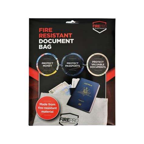 Shop the Ultimate Fire-Resistant Document Bag Today! - balustradellc