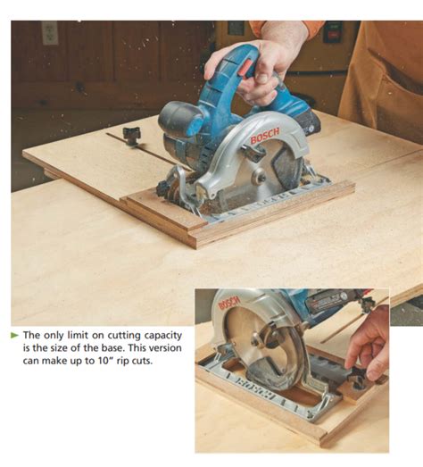 Shop-Made Circular Saw Rip Guide - balustradellc