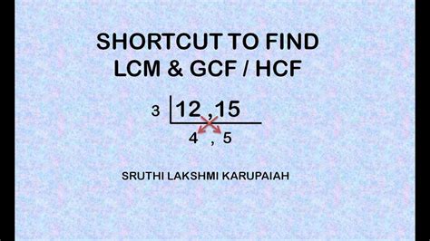Shortcut to find LCM and GCF / HCF | Vedic Method | Uurdhva ... - wintechmobiles.com