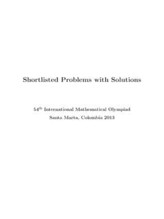 Shortlisted Problems - imo - wintechmobiles.com