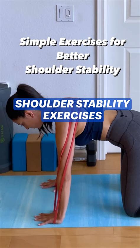 Shoulder Stability Exercises | Stability Ball Crawl – Kbands Training - balustradellc