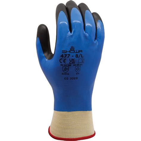 SHOWA Gloves 477 Liquid Resistant Gloves, Cold Weather Gloves