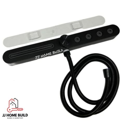 Shower Air Terjun / Waterfall Rainshower Multifungsi Hitam - +Kran ... - balustradellc