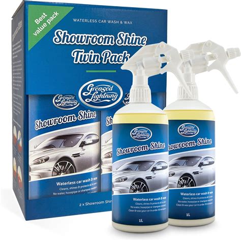 Showroom Shine waterless car wash and wax - Greased Lightning - balustradellc