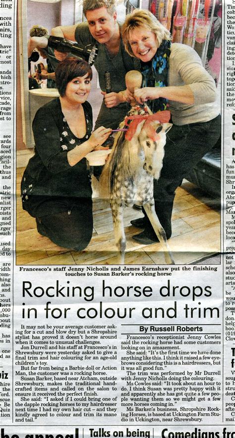 Shropshire Rocking Horses - traditional wooden Victorian - muktibox.com