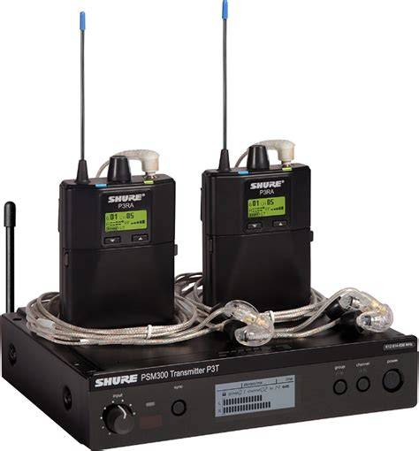 Shure PSM300 Premium with SE215 Earphones - balustradellc