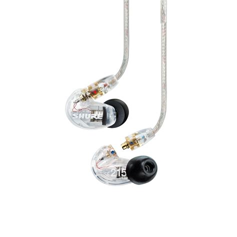 Shure SE215 Pro Professional Sound Isolating Earbuds - Clear - balustradellc