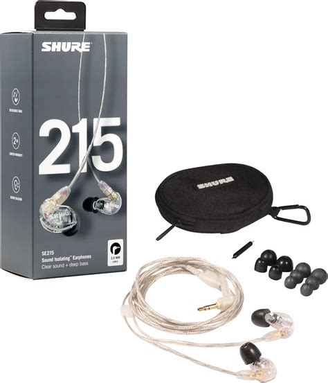 Shure SE215 PRO Wired Earbuds, Professional Sound Isolating Earphones ... - balustradellc