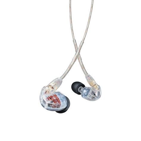 Shure SE535 Pro Professional Sound Isolating Earbuds - Clear - balustradellc