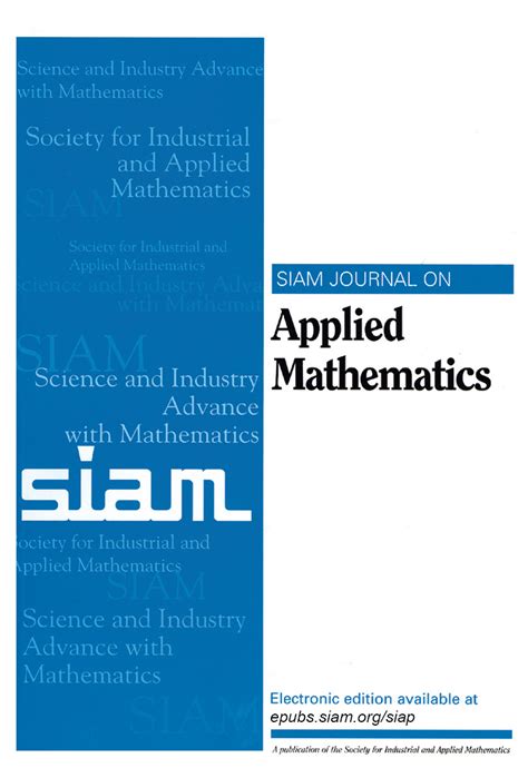 SIAM Journal on Applied Mathematics - Journal Homepage