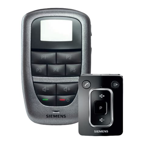 SIEMENS MINITEK REMOTE CONTROL MANUAL