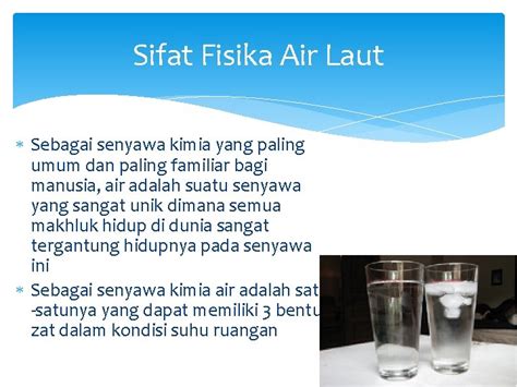Sifat Fisik Air Laut - raincitystudios.com