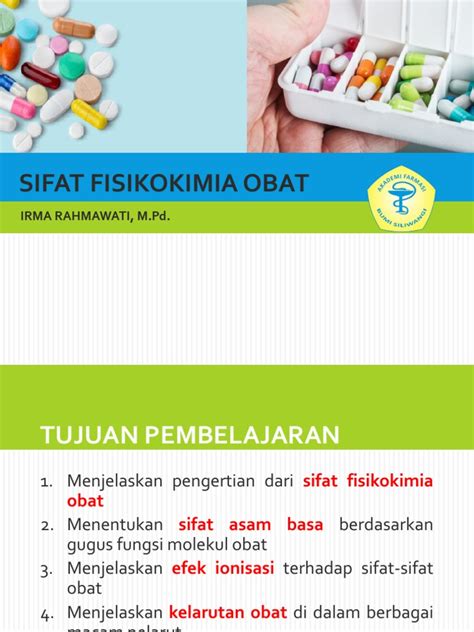 Sifat fisikokimia bahan obat - FARMASI - wintechmobiles.com