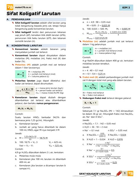 Sifat Koligatif Larutan - Flip eBook Pages 1-50 | AnyFlip - wintechmobiles.com