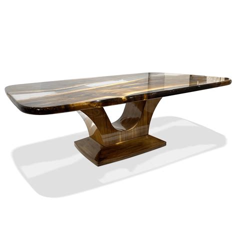 Signature Walnut Dining Table - Acumen Collection - balustradellc