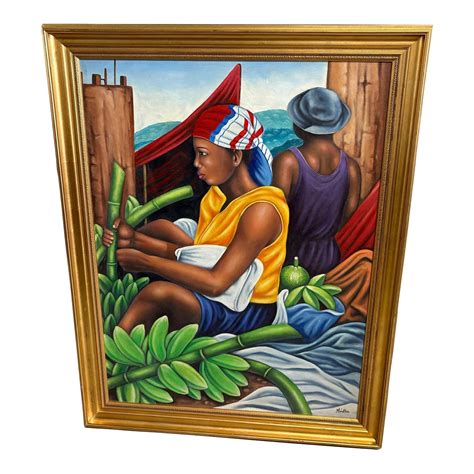 Signed Framed Original Oil Painting Latin America Mexico Peru - balustradellc