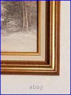 Signed Oil Painting on Canvas Framed 29x25 Snow Mountain ... - Etsy - balustradellc