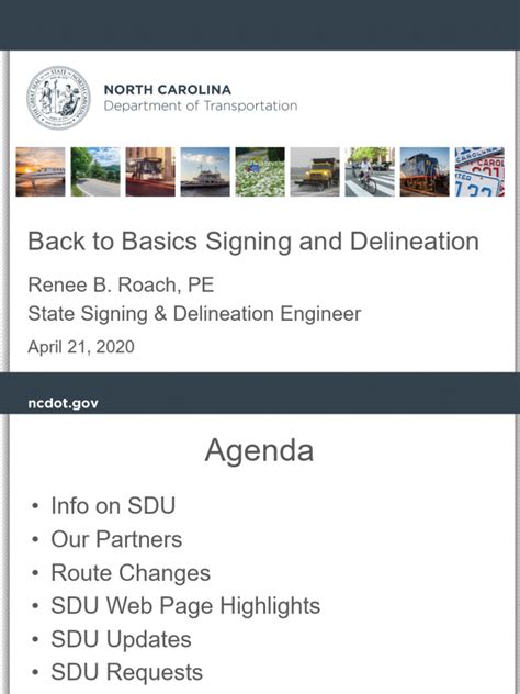 Signing and Delineation - NCDOT - balustradellc
