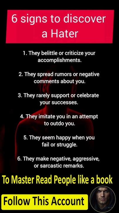 Signs Of A Hater | The Untold Truth - balustradellc
