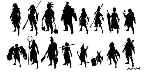 Silhouette Character Art Vectors - Freepik - muktibox.com