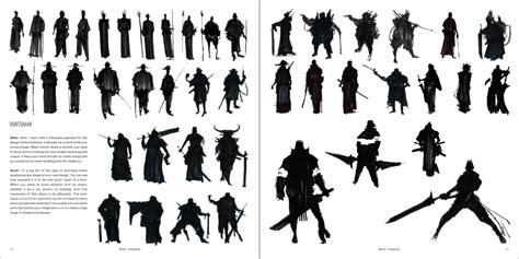 Silhouette character design concept art - muktibox.com