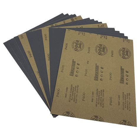 SilicaCut 9 x 11 in. Project Pack Wet/Dry Sanding Sheets, Assorted Grit ... - balustradellc