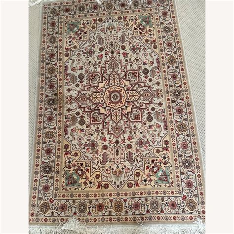 Silk Handwoven Rug - Etsy - balustradellc