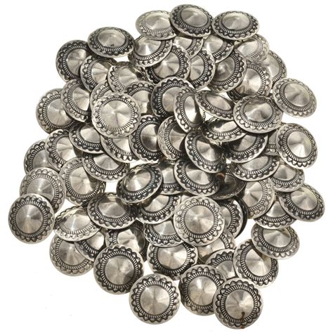 Silver Concho Buttons - Etsy - balustradellc