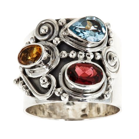 Silver Rings with Stones & Gemstones - balustradellc