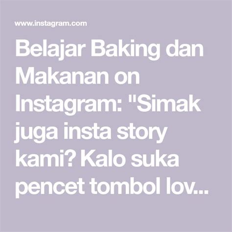 Simak juga insta story kami Kalo suka pencet tombol love ... - balustradellc