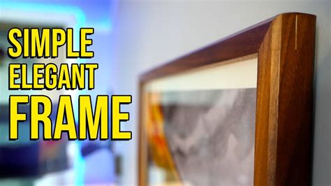 Simple, sturdy picture frame with splined corner miters - balustradellc