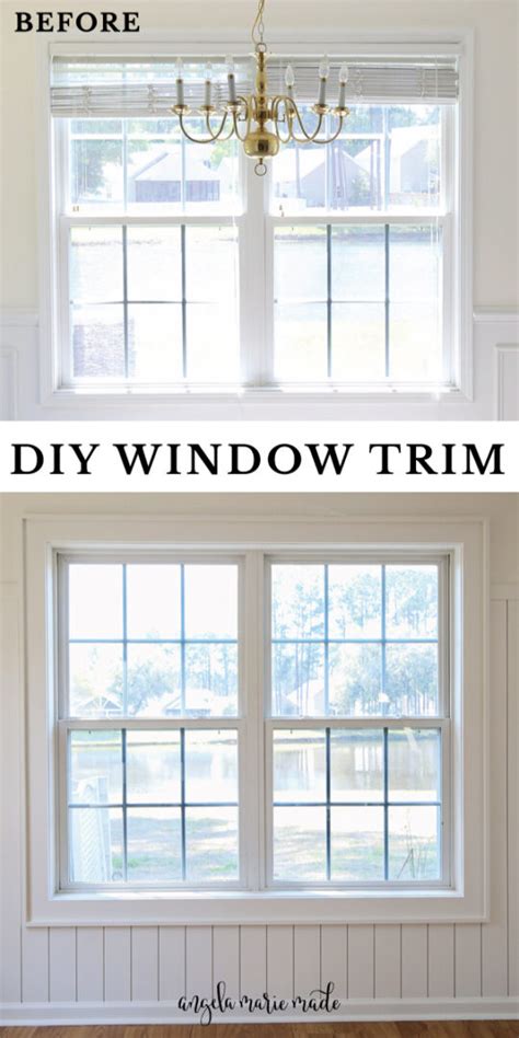 Simple and Quick DIY Window Trim on a Budget - balustradellc