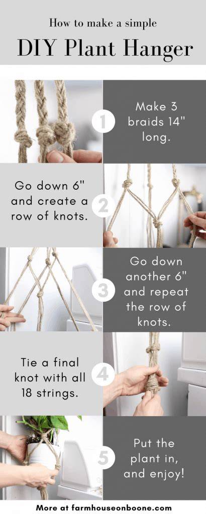 Simple DIY Macrame Plant Hanger - Persia Lou - raincitystudios.com
