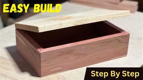 Simple DIY Wooden Box With Lid - balustradellc