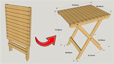 simple folding table process assembly | membuat meja … - balustradellc