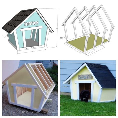 Simple Large Dog House Build DIY - balustradellc