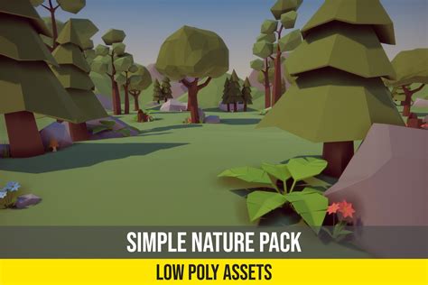 Simple Lowpoly Nature Pack - Sketchfab - muktibox.com