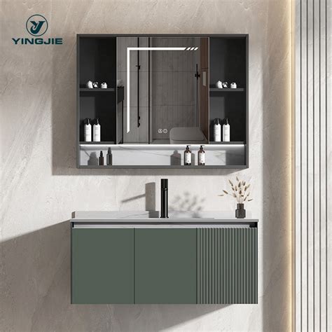 Simple Modern Plywood Bathroom Cabinet Smart Mirror with … - balustradellc