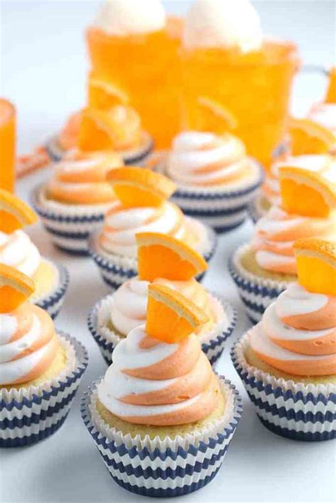 SIMPLE Orange Creamsicle Cupcakes - Simple Party Food