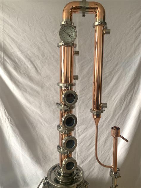 Simple pot still column. No welding or soldering required - balustradellc
