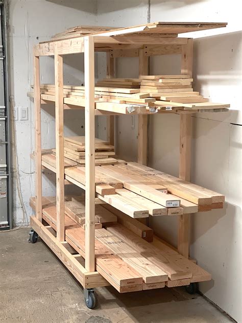 Simple to Build Rolling Wood Cart - Ana White - balustradellc