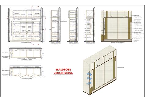 Simple Wardrobe Plans with Sliding Doors & Mirror | DIY Blueprint - balustradellc