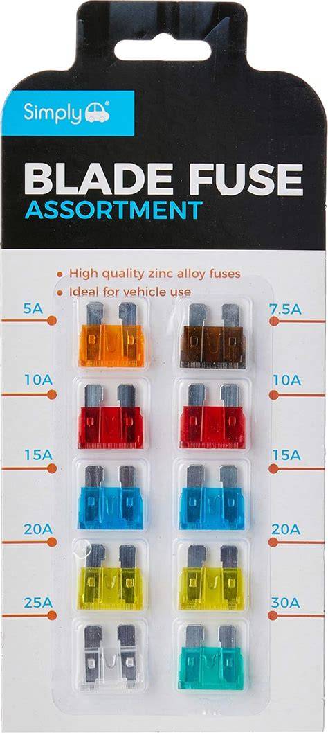 Simply BF819 Alloy Blade Fuse Assortment, Ideal for … - raincitystudios.com