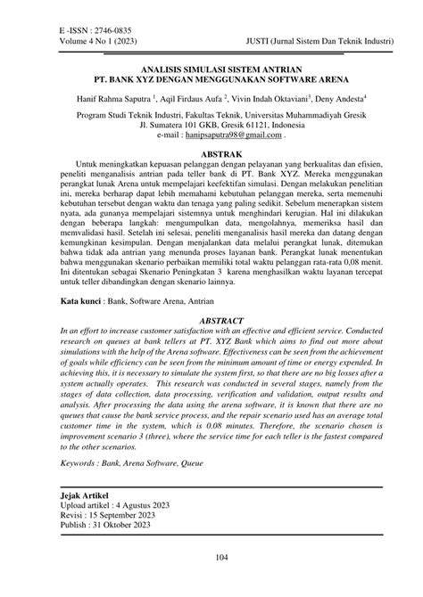 Simulasi Antrian di Bank X | PDF - Scribd - wintechmobiles.com