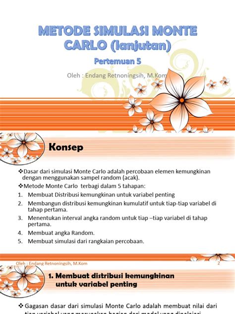 Simulasi Monte Carlo: Panduan Praktis | PDF - Scribd - wintechmobiles.com